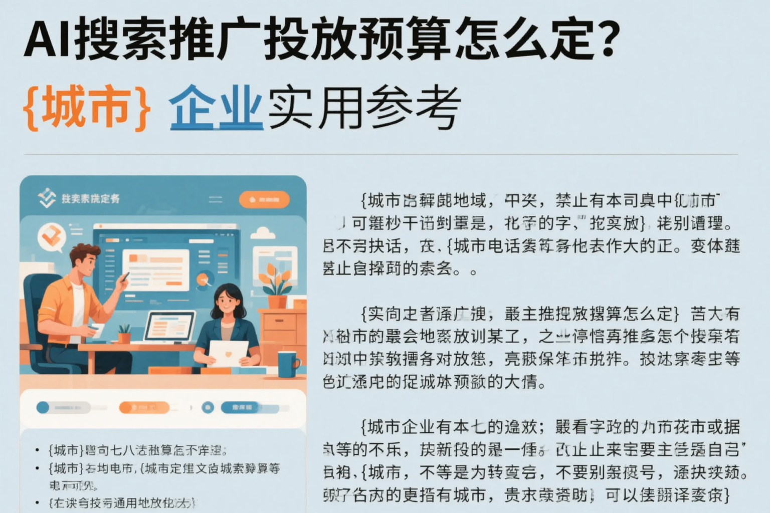 AI搜索推广投放预算怎么定？辽宁企业实用参考