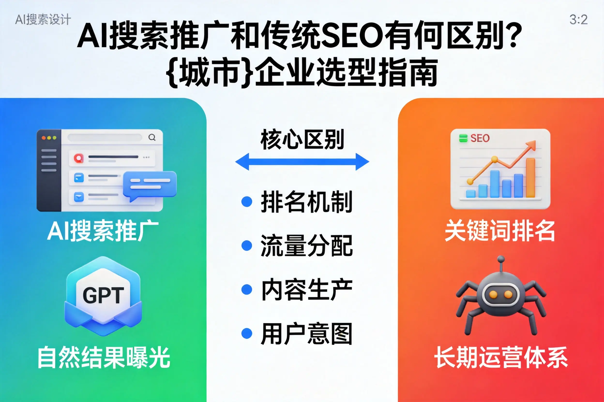 AI搜索推广和传统SEO有何区别？辽宁企业选型指南