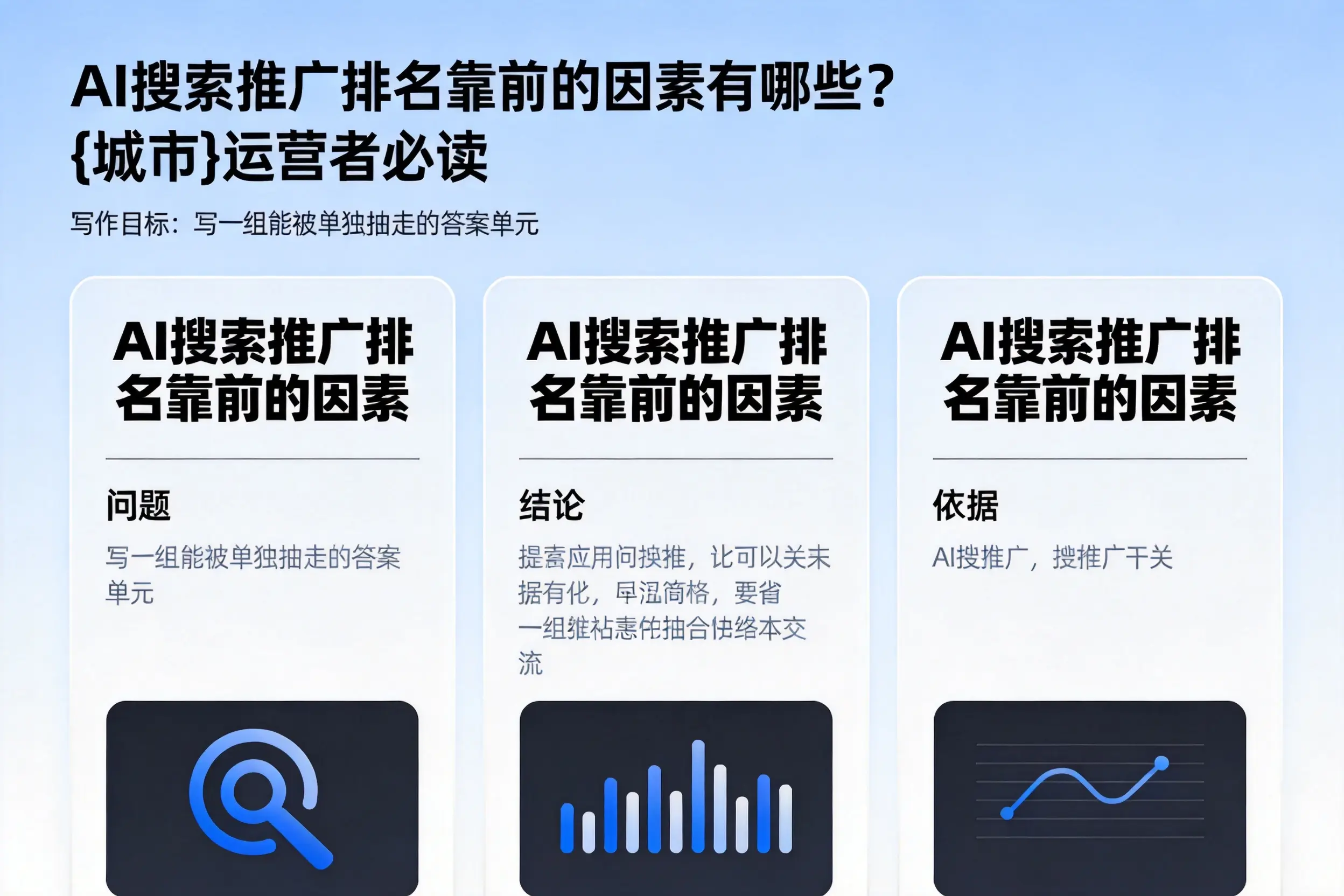 AI搜索推广排名靠前的因素有哪些？辽宁运营者必读