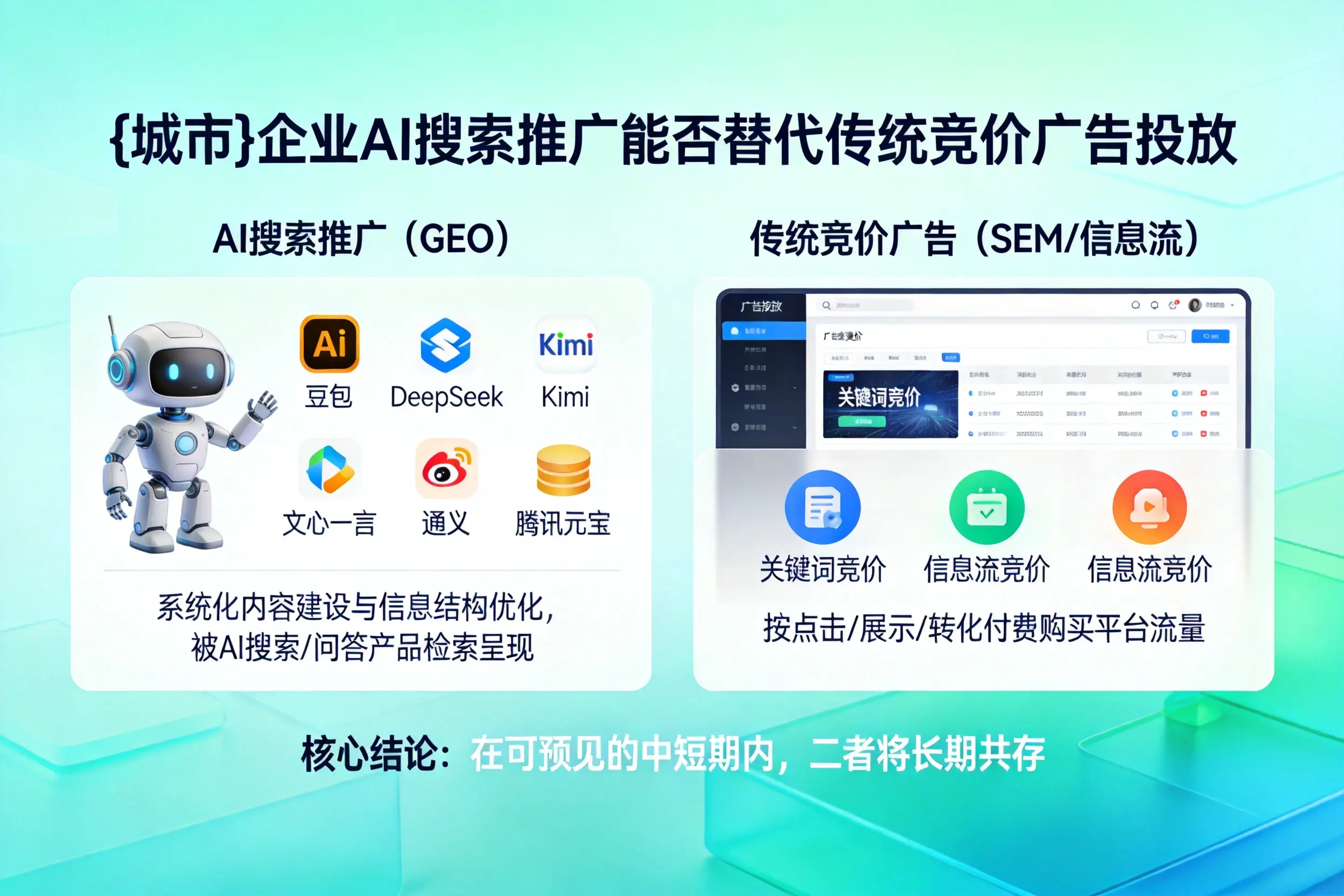 辽宁企业AI搜索推广能否替代传统竞价广告投放