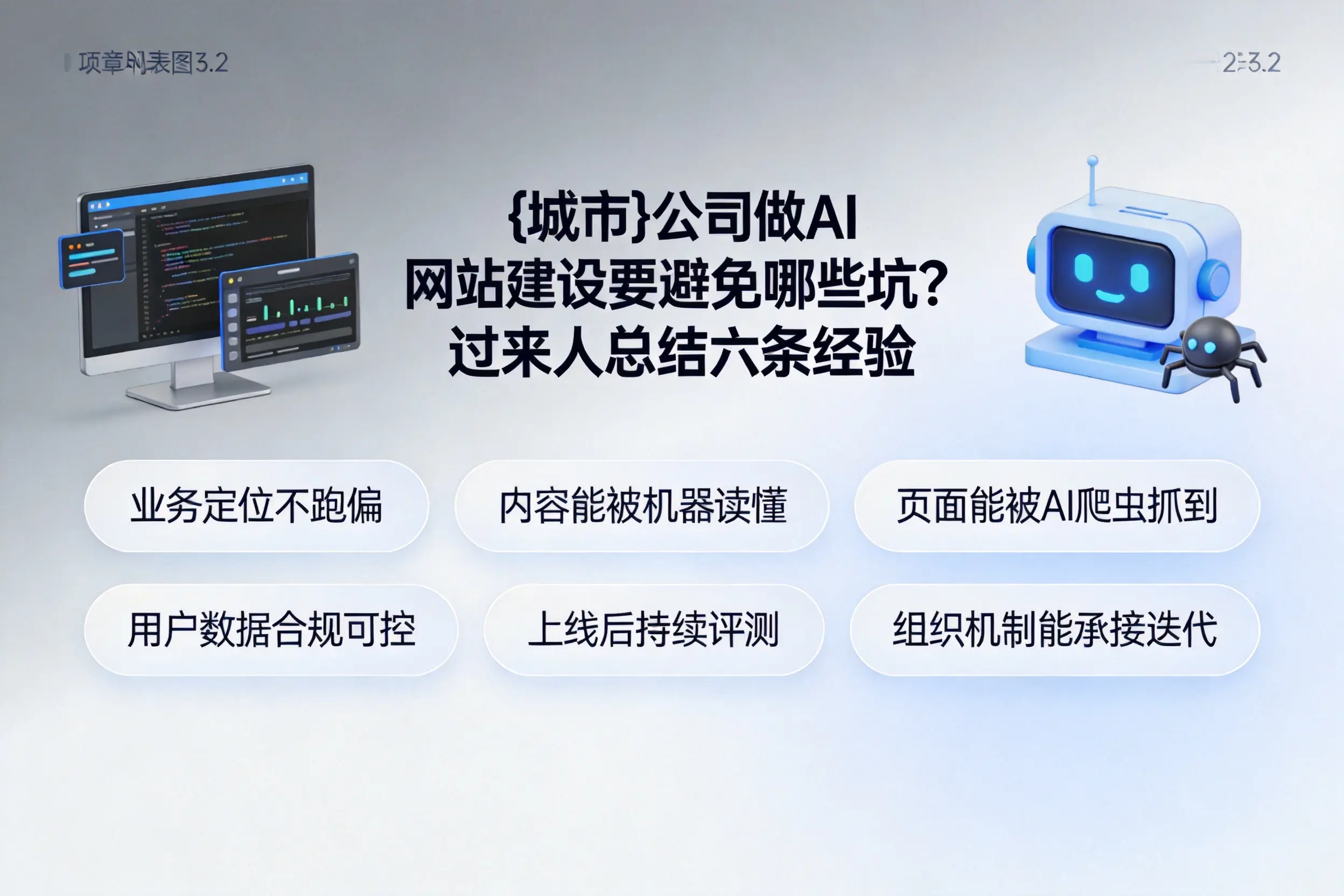 辽宁公司做AI网站建设要避免哪些坑？过来人总结六条经验