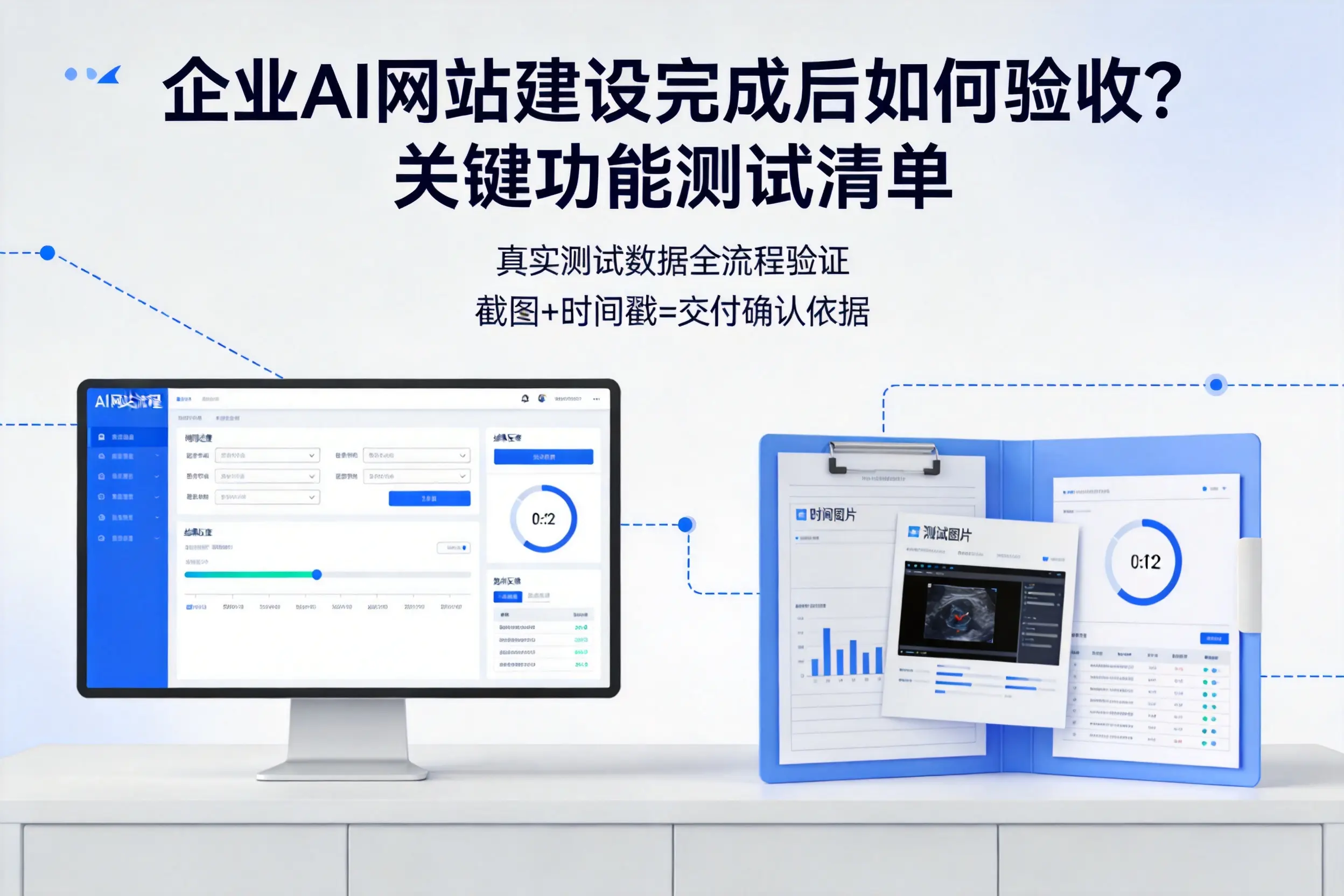 辽宁企业AI网站建设完成后如何验收？关键功能测试清单