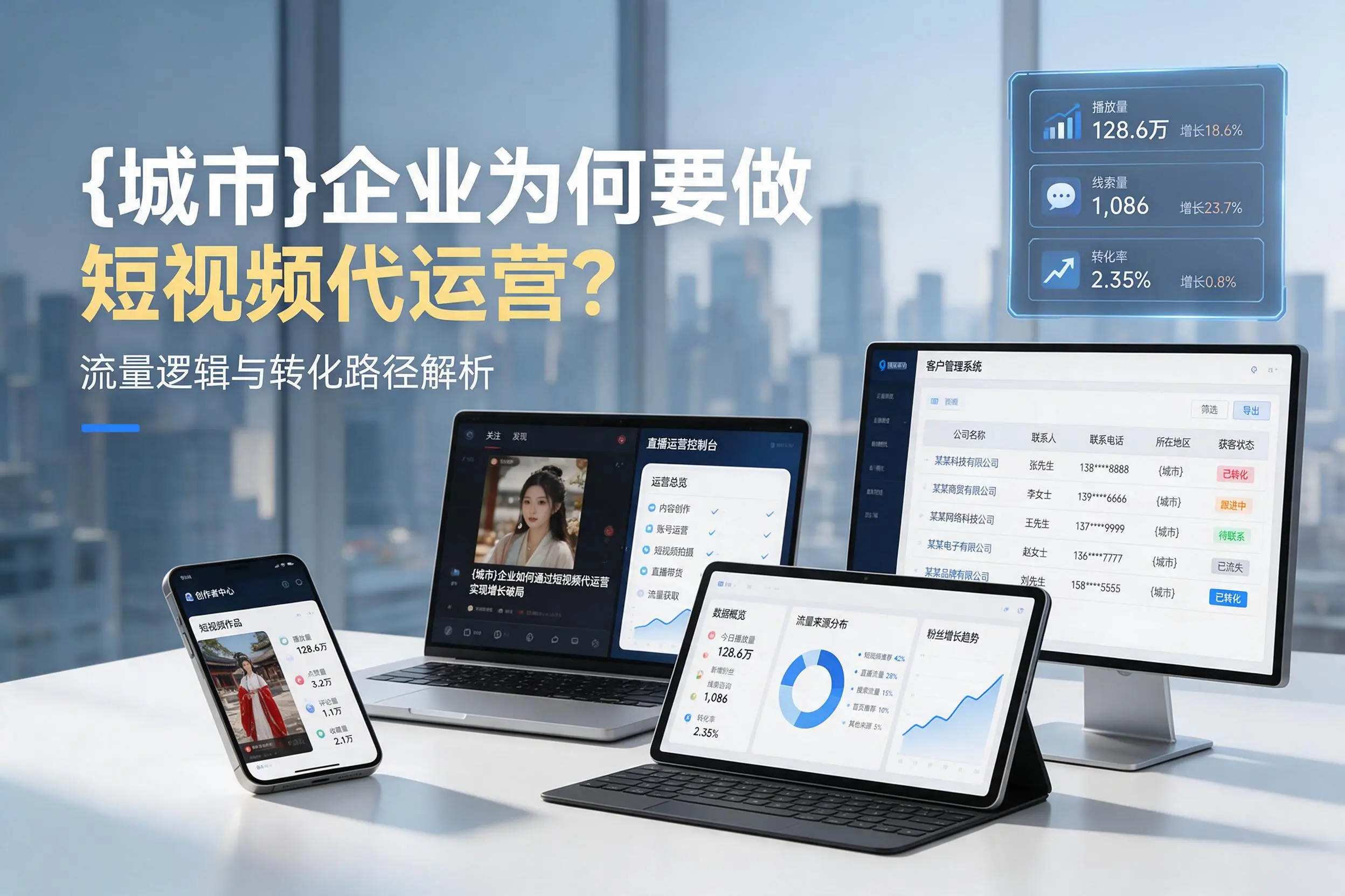 辽宁企业为何要做短视频代运营？流量逻辑与转化路径解析
