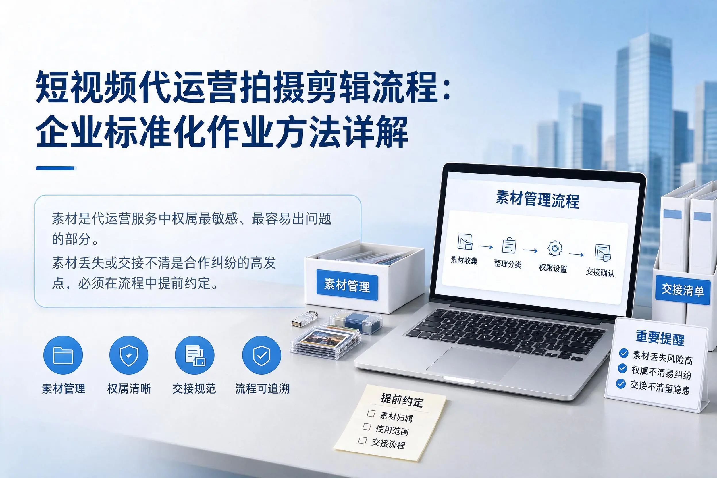 短视频代运营拍摄剪辑流程：辽宁企业标准化作业方法详解