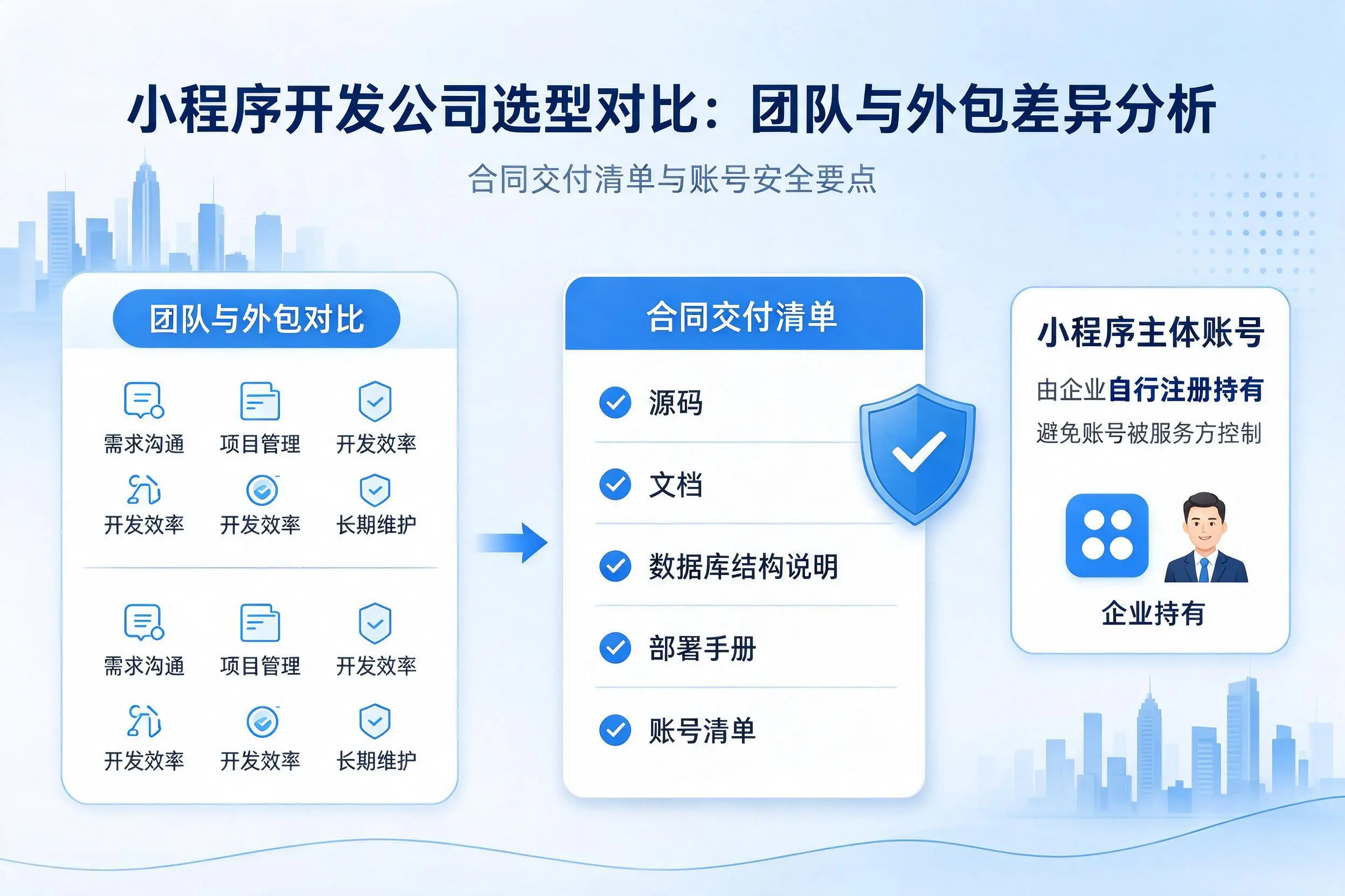 辽宁小程序开发公司选型对比:团队与外包差异分析