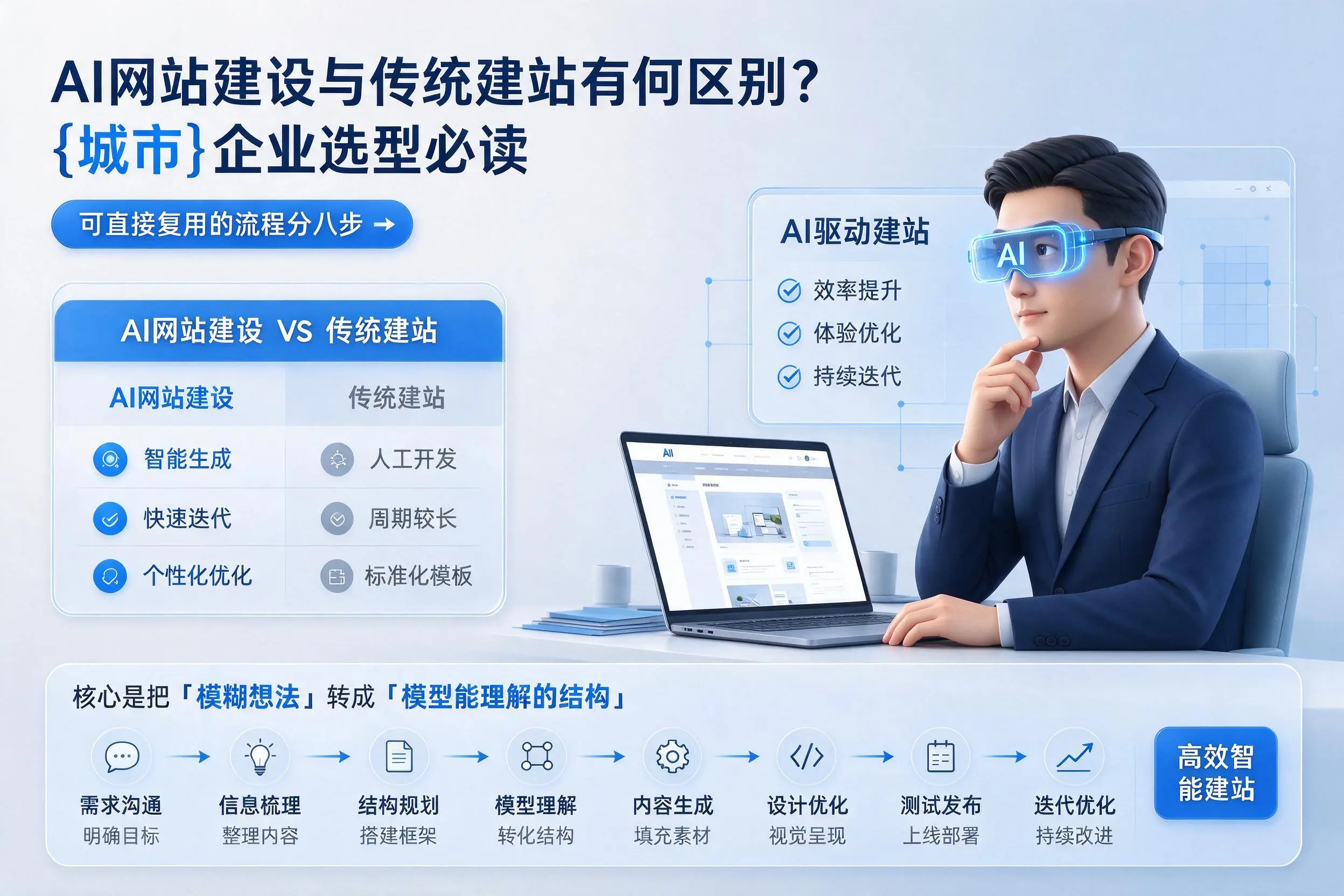 AI网站建设与传统建站有何区别？辽宁企业选型必读