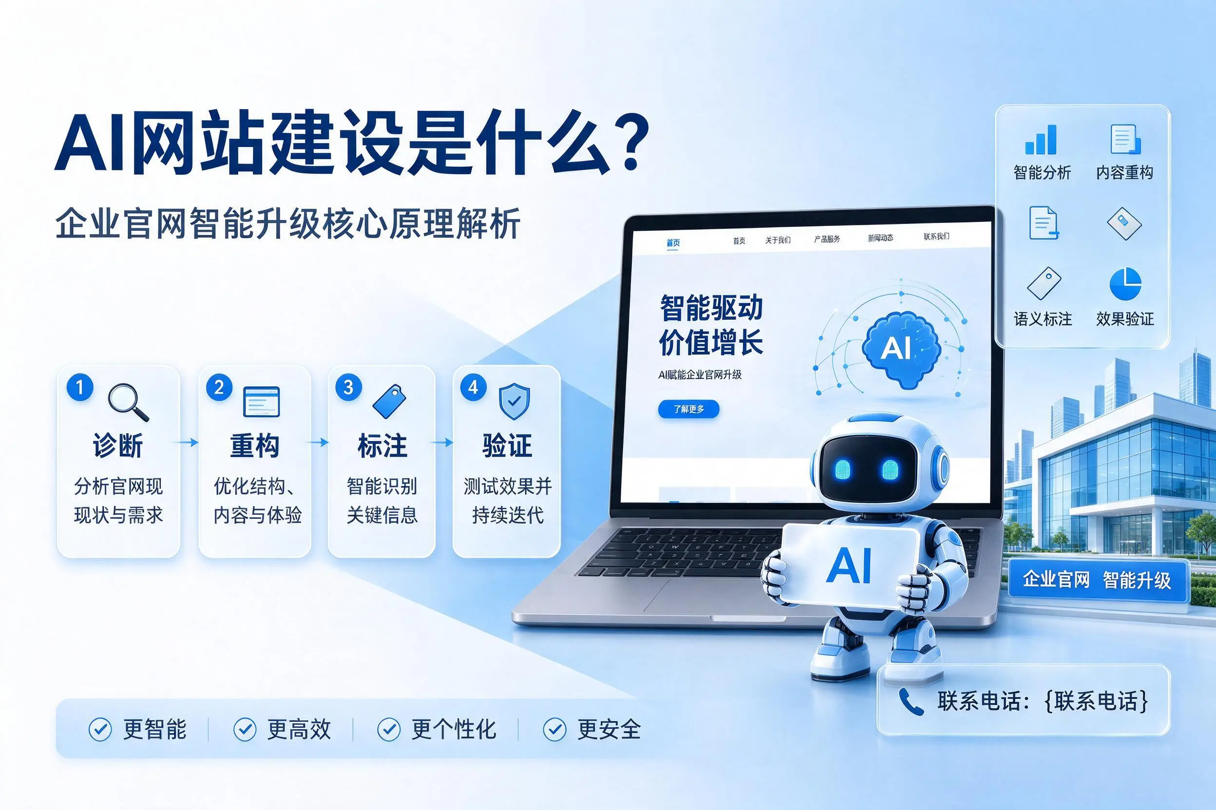 AI网站建设是什么?辽宁企业官网智能升级核心原理解析
