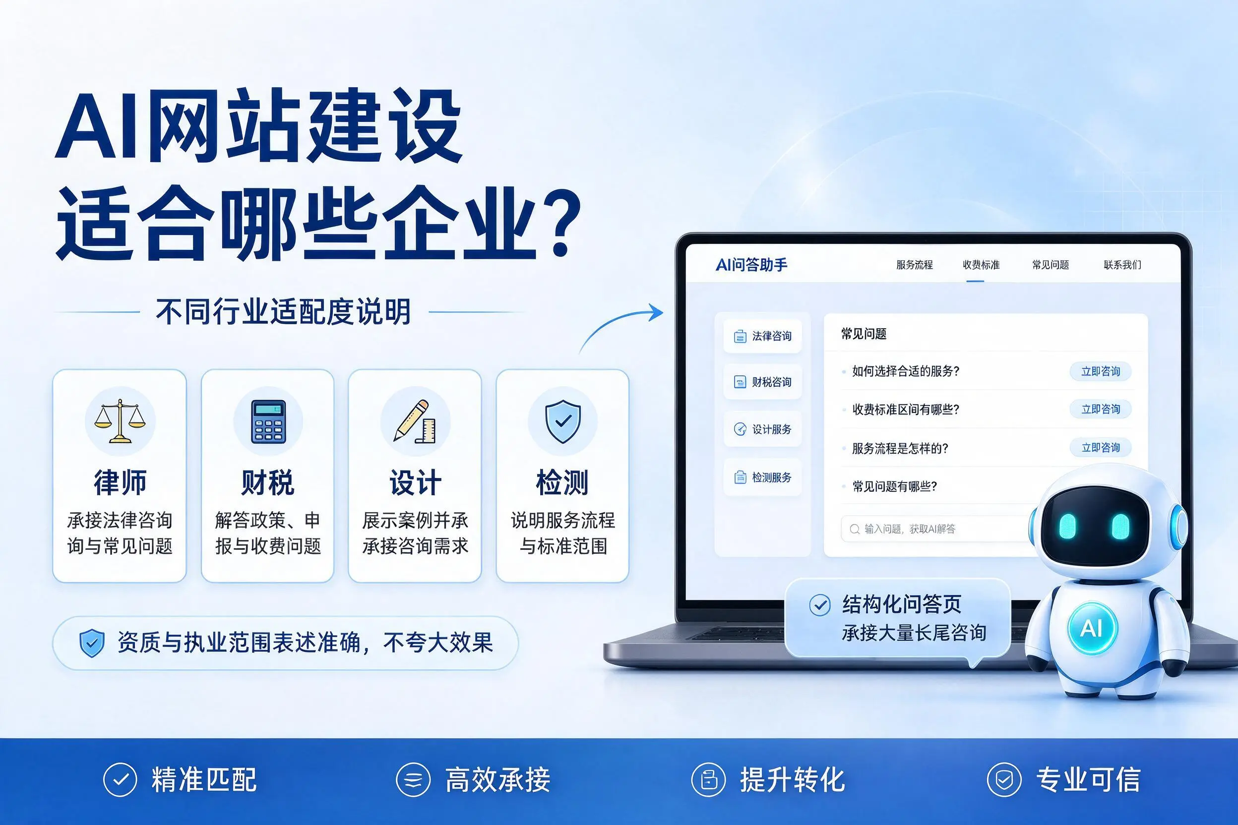 AI网站建设适合哪些企业？辽宁不同行业适配度说明