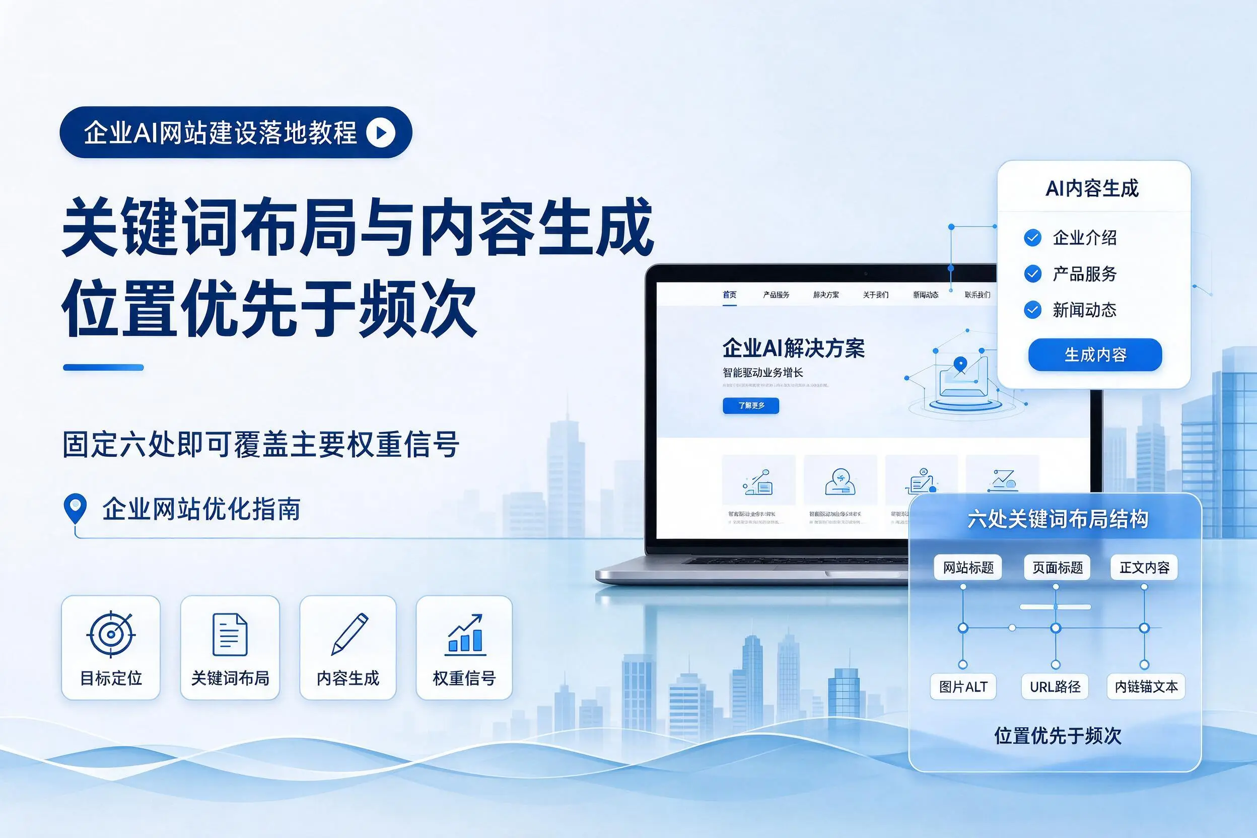 辽宁企业AI网站建设落地教程：关键词布局与内容生成