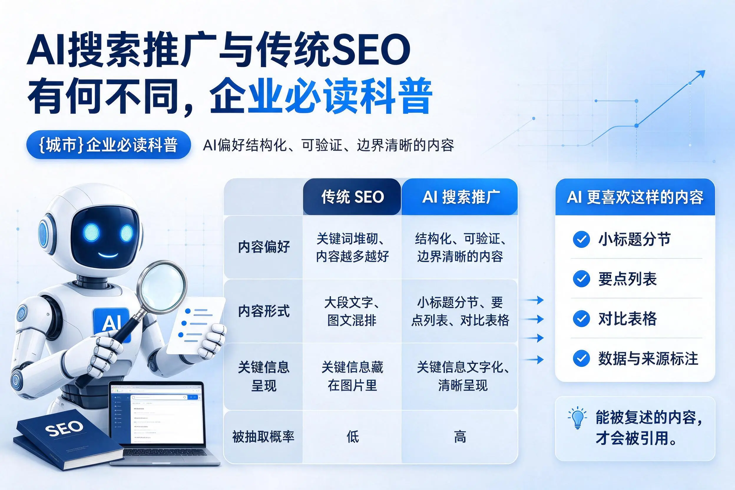 AI搜索推广与传统SEO有何不同,辽宁企业必读科普